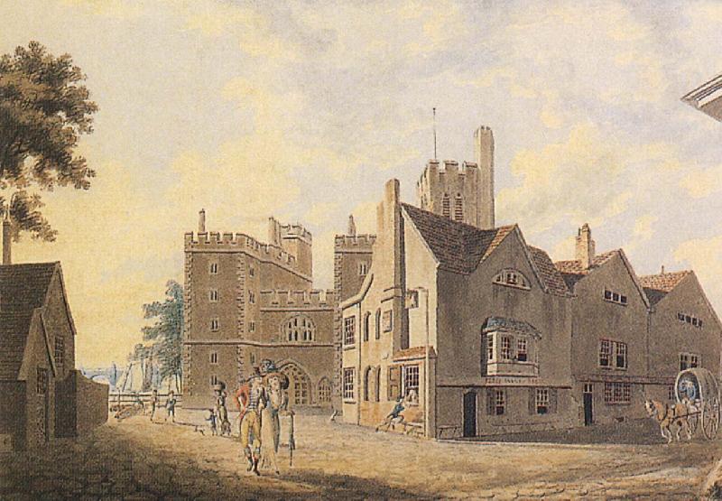 J.M.W. Turner The Archbishop-s Palace,Lambeth oil painting image